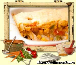 Запеканка из курицы с кукурузой