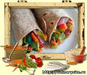 Толстые роллы с овощами