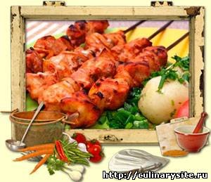 Шашлык в электрошашлычнице