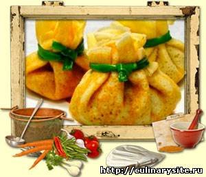 Блинчики с красной икрой